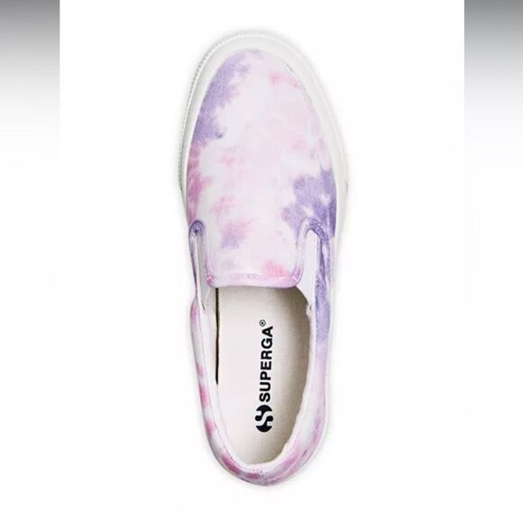 Superga Women's Tie Dye Slip On Platform Sneakers - Picture 2 of 16